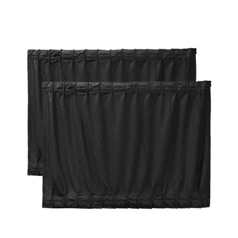 

Newest Portable Stock Accs Useful Durable Curtain Adjustable Anti-UV Auto Black Car Kit SUV Sunshade Universal