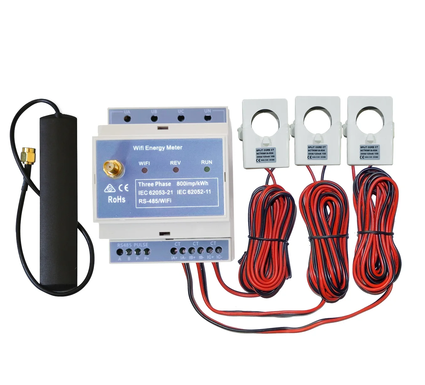 

DIN-рейка, измерение сети, Солнечная Трехфазная фотолампа А