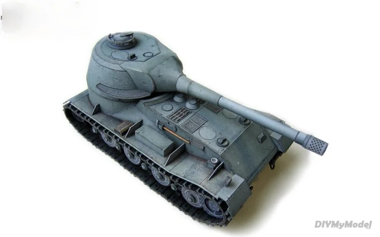 DIYMyModeI простая версия № 03 VK 72 01 Танк DIY Бумажная модель ручной работы набор игрушек