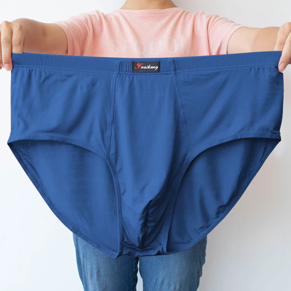 

Oversize Man Briefs Soft Underwear Plus Size Man Cotton Underpants Breathable Panties U Convex Pouch Panty Male Lingerie Comfort