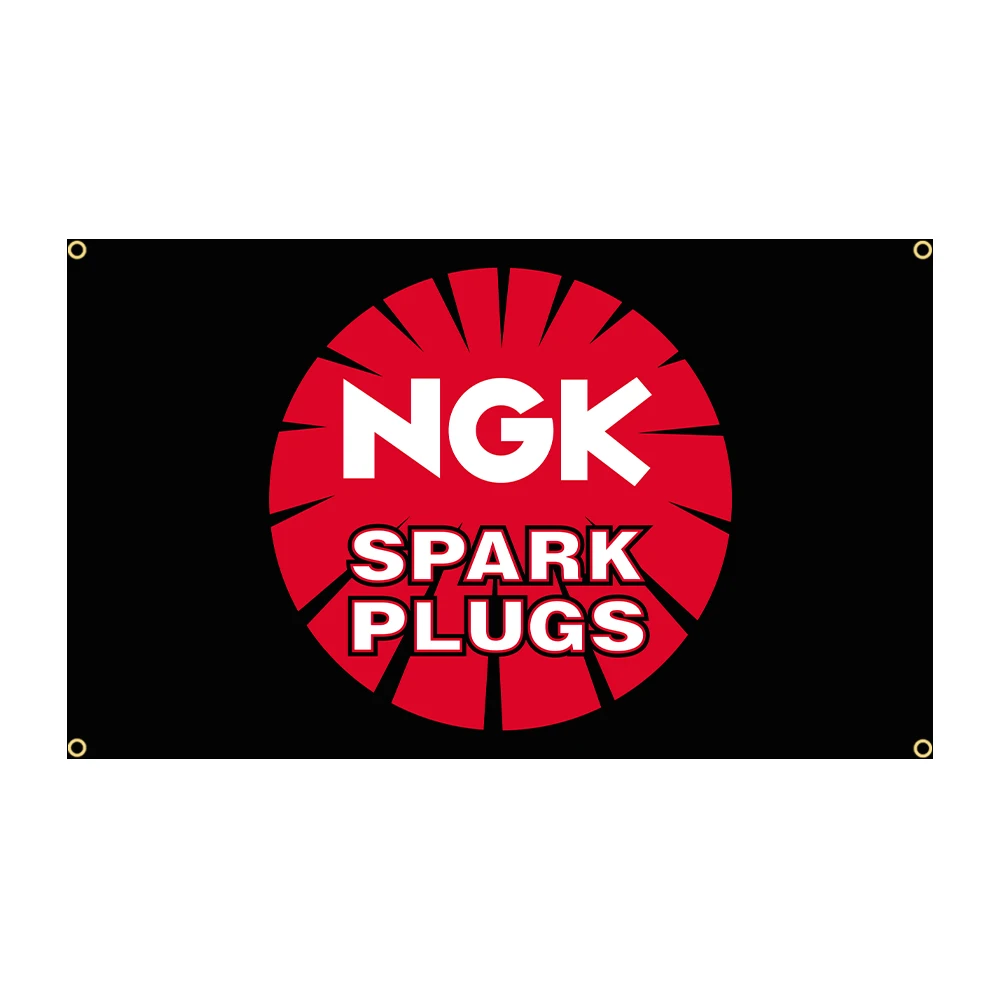 Флаг полиэстер NGKS 90x150 см автомобильный гоночный