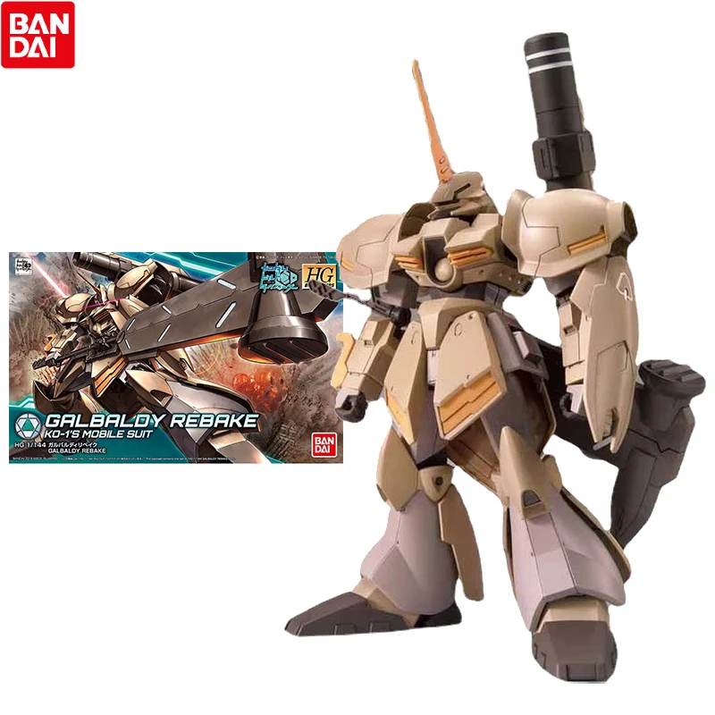 

Bandai Gundam Model Kit Anime Figure HGBD 1/144 Galbaldy Rebake Genuine Gunpla Model Anime Action Figure Toys for Children