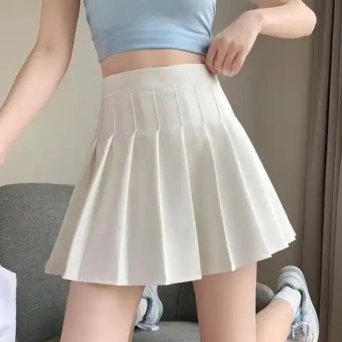 Beautiful Lady Mini Pleated Skirt Soft Women Pleated Skirt Solid Color Machine Washable Summer Pleated Skirt  Dress-up
