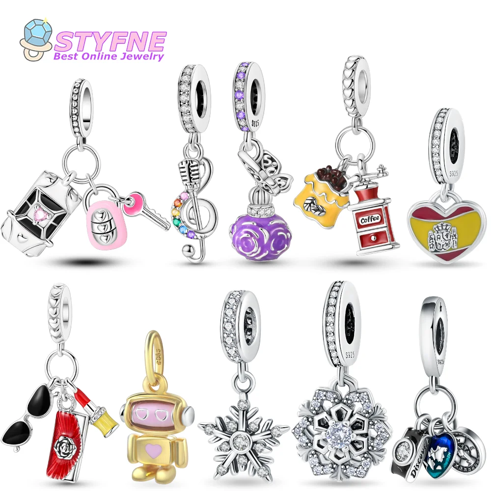 Женские серебряные подвески в виде автомобильных ключей-подвески из серии хобби