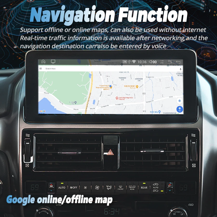 12-дюймовый Android-экран для Lexus GX400 GX460 2010-2022 поддержка оригинального CD Mark Levinson