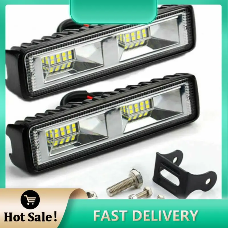 Противотуманные фары 18 Вт, 12 В, 16 светодиодов, супер яркие, прочные, портативные, универсальные автомобильные аксессуары, фары, автомобильные фары, светодиодные рабочие фары