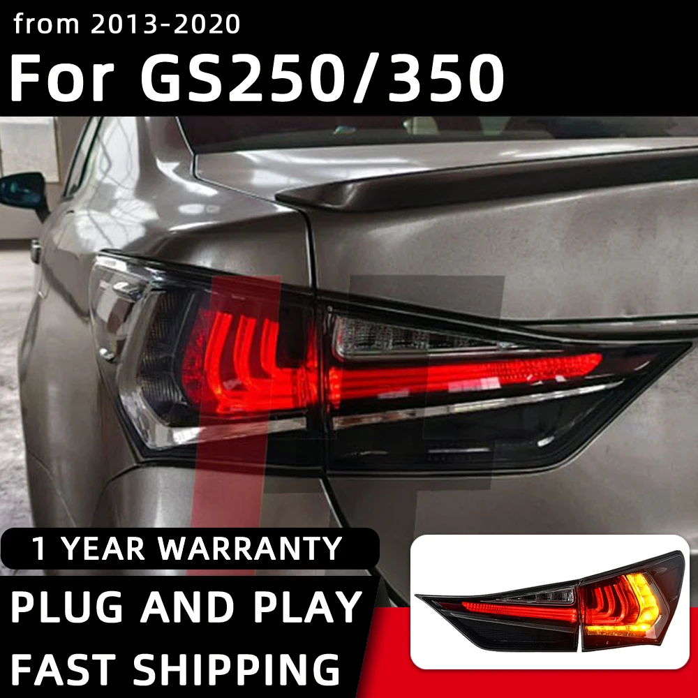 Rücklicht Für Lexus GS250 GS350 LED Rückleuchten 2013-2020 Schwanz Lampe Auto Styling DRL Signal Projektor Objektiv Auto Zubehör