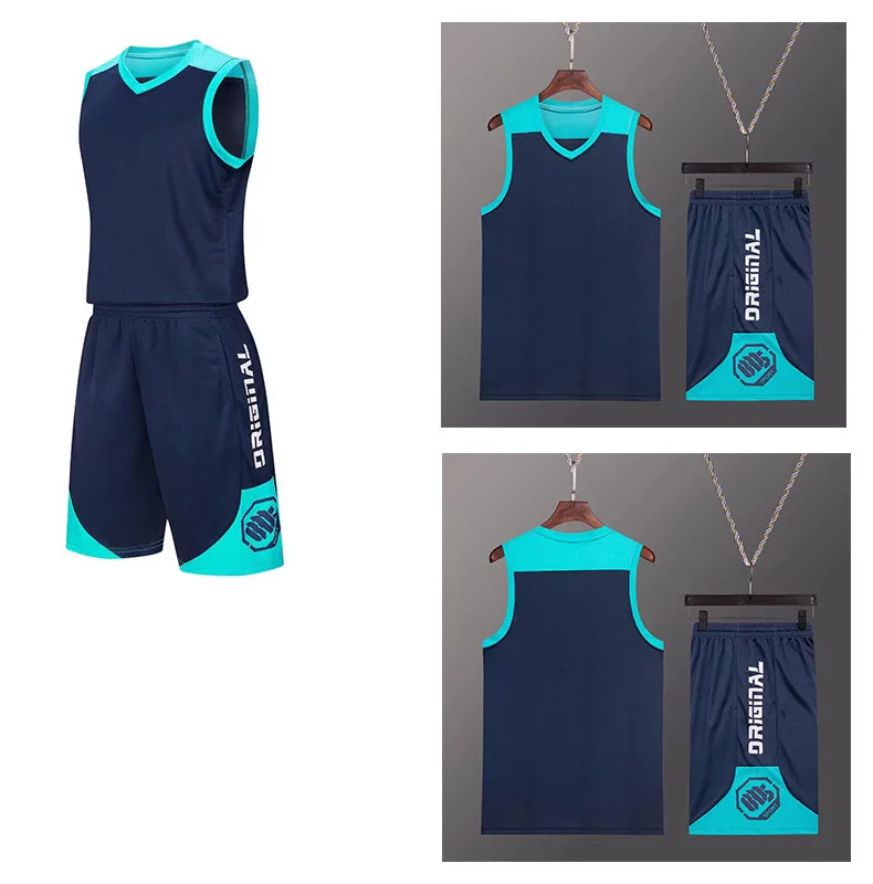 2023 Summer New Men and Women Basketball Training Set Youth Custom Clothing Quick Drying and Breathable University Team Set