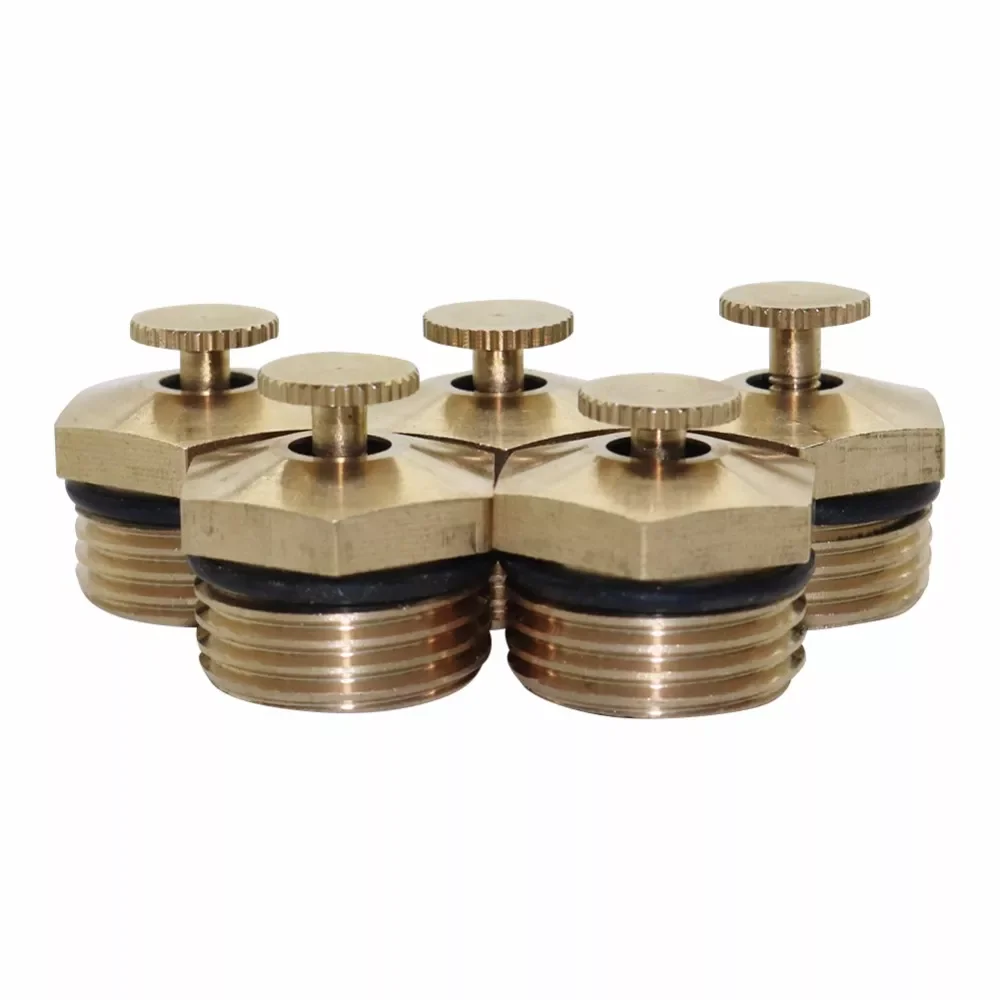 

80Pcs Brass 1/2" Male Thread Adjustable 360 Degree Atomizing Nozzle Garden Lawn Grass Flowerbed Irrigation Sprinklers