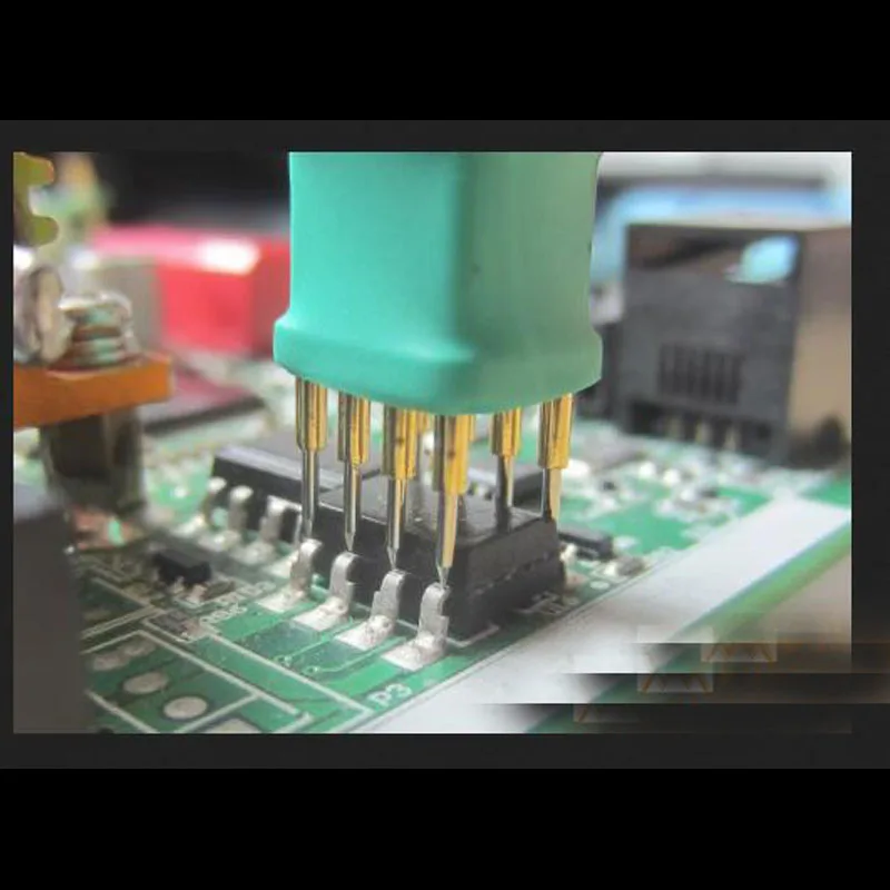 

NEW DIP8 Chip Burning needle handheld spacing 2.54mm dual 4 PIN Firmware Burn test probe Row spacing 6.4mm FOR 6.2mm Chip