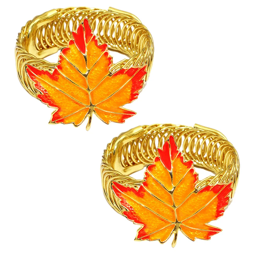 

2pcs Curtain Tiebacks Spring Curtain Holdback Maple Leaf Curtain Window Curtains Thanksgiving Curtain Holders