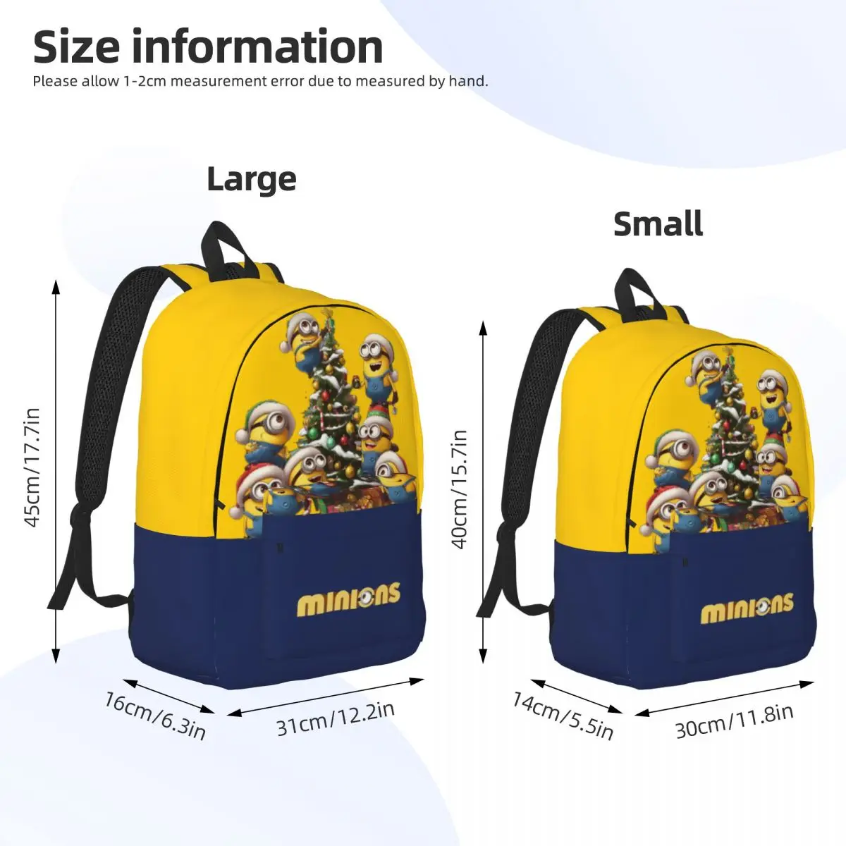 Прочная переносная сумка на плечо для работы офиса с изображением банана