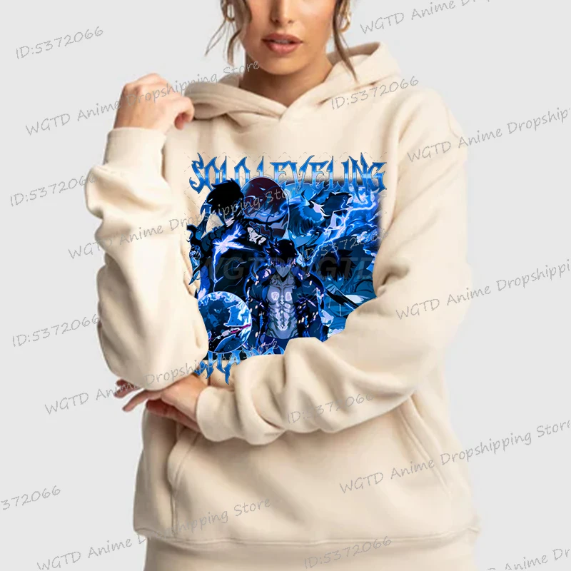 Корейские манги Solo Leveling модные толстовки весенняя мода для мужчин и женщин