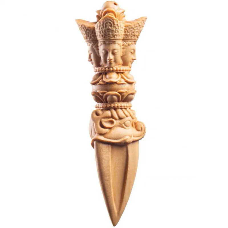 Самшит Craft King Kong Monster Subduing Club Ручные детали Мужские портативные поделки из