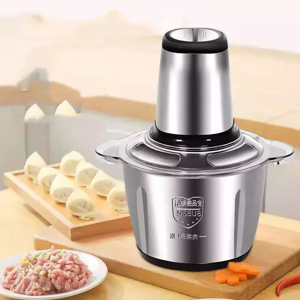 

Мощная Мясорубка NEW2023, измельчитель, блендер, многофункциональная машинка для измельчения мяса, блендер для чеснока и овощей, пищевой проце...