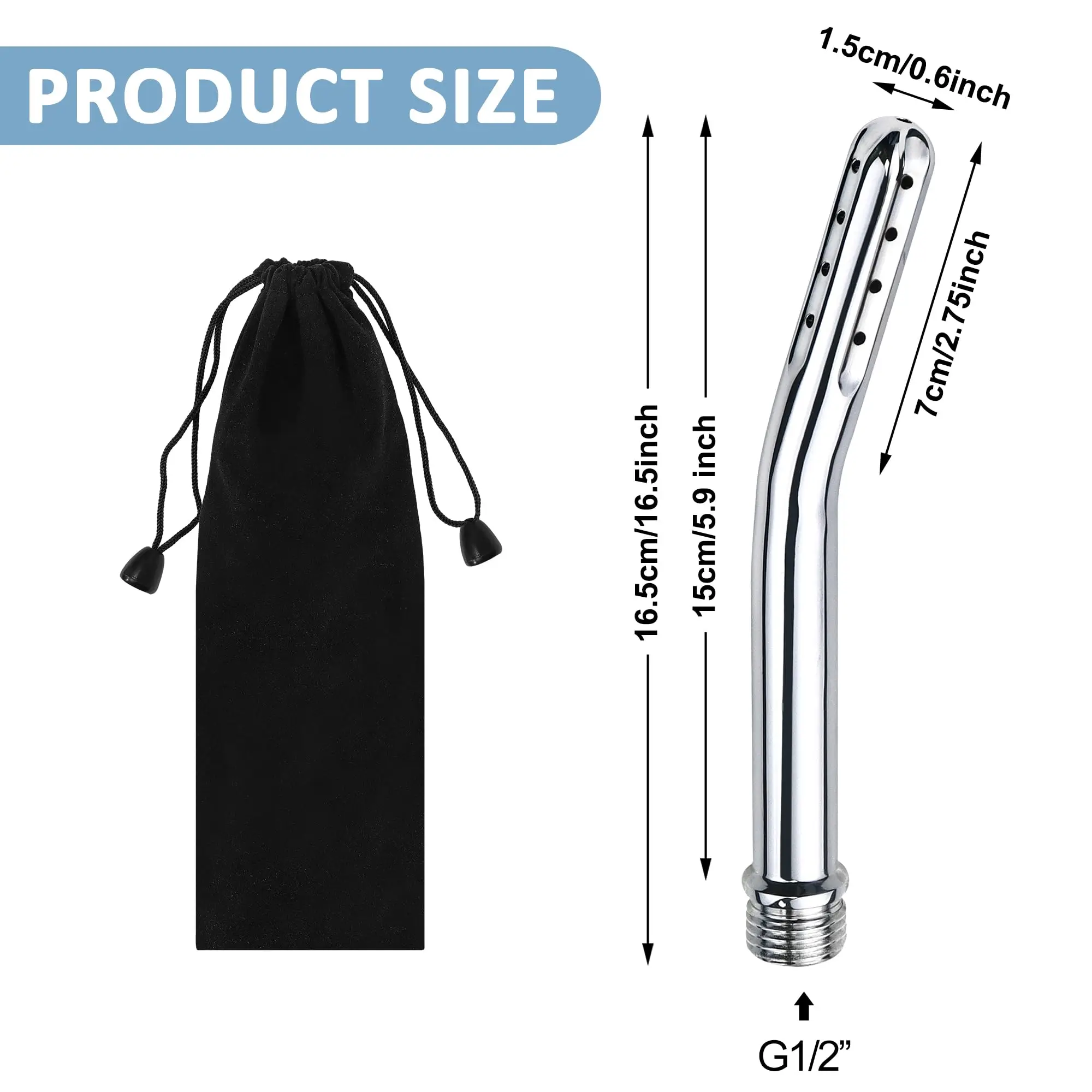 

Металлическая насадка для душа