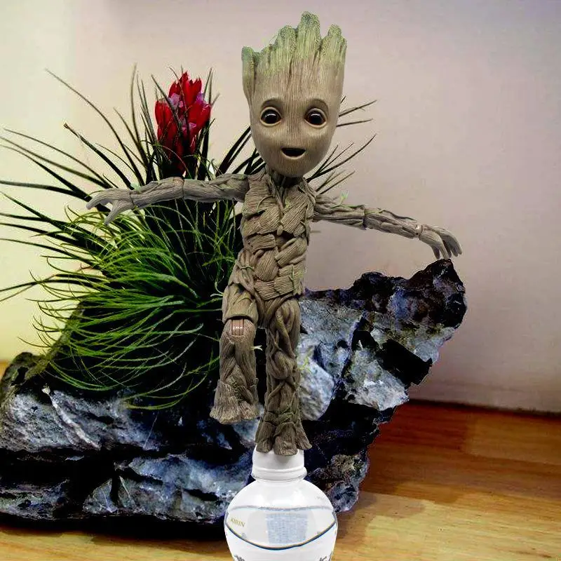 

Marvel Action Figure Groot Model Anime Guardians Of The Galaxy Cute High Quality Collection Tree Man Sculpture Children Toys