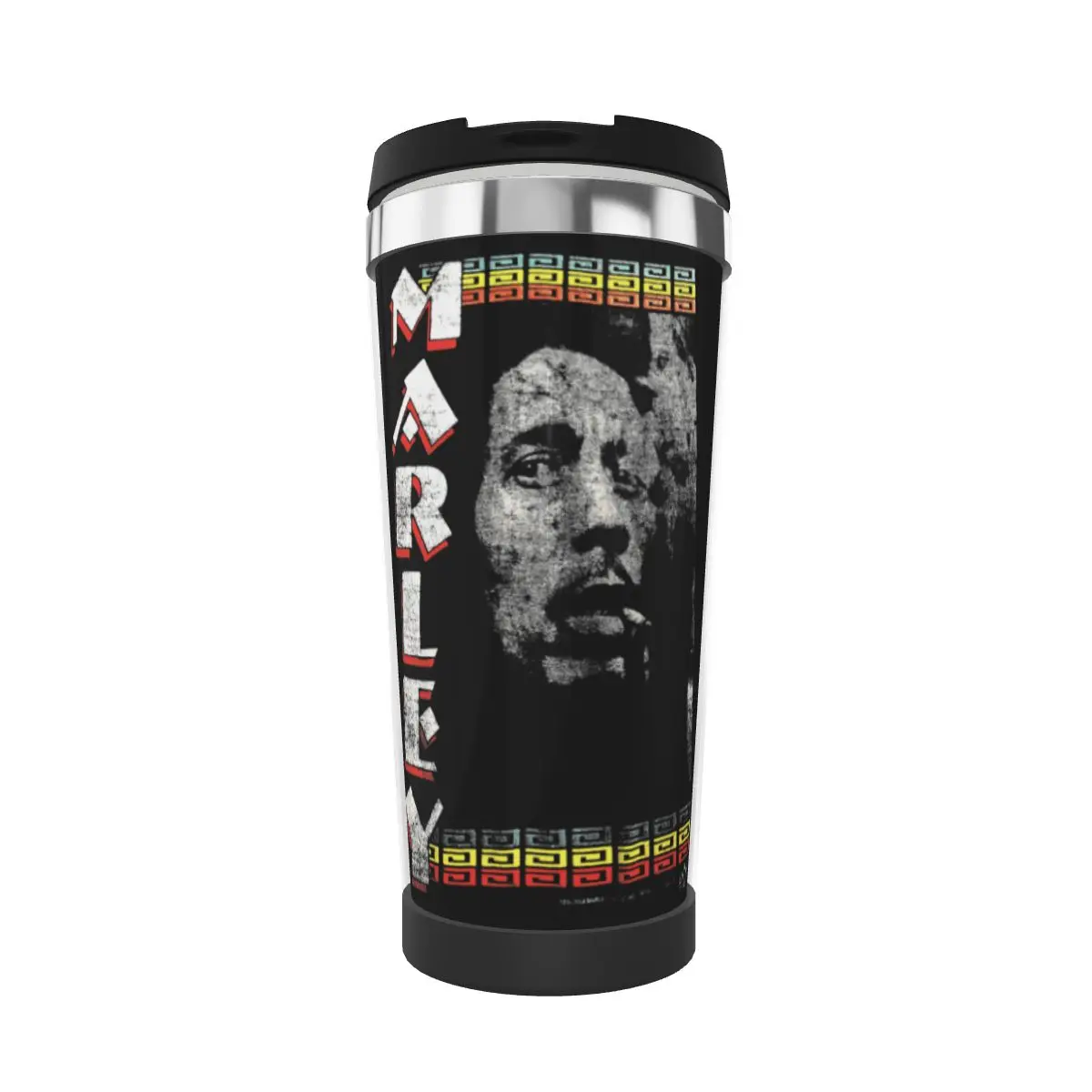 

Double Insulated Water Cup Find 1995 Bobs Marley Music Inc Bob Smoking Spliff Double Sided Marley Vintage Graphic Thermos Mug