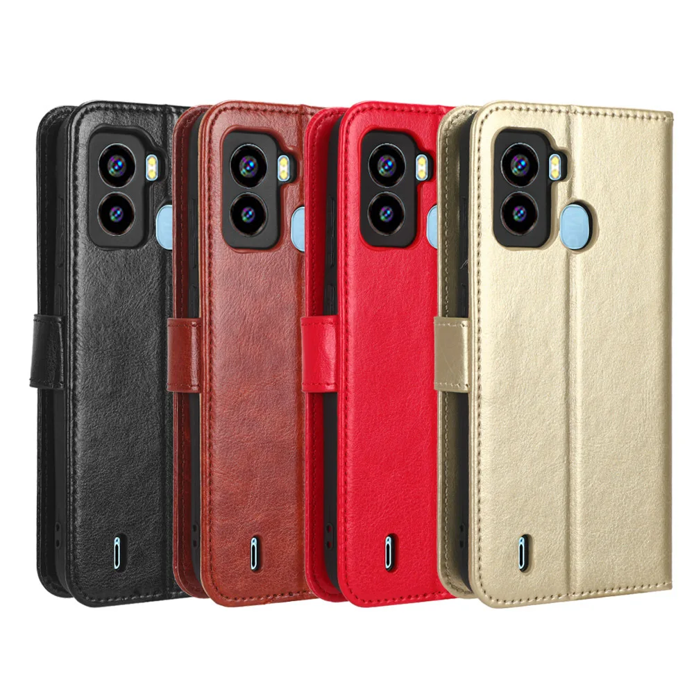

for Tecno Pova 4 Pro Case,Pu leather Material Flip wallet cover for Tecno Pova 4 built-in phone holder business style