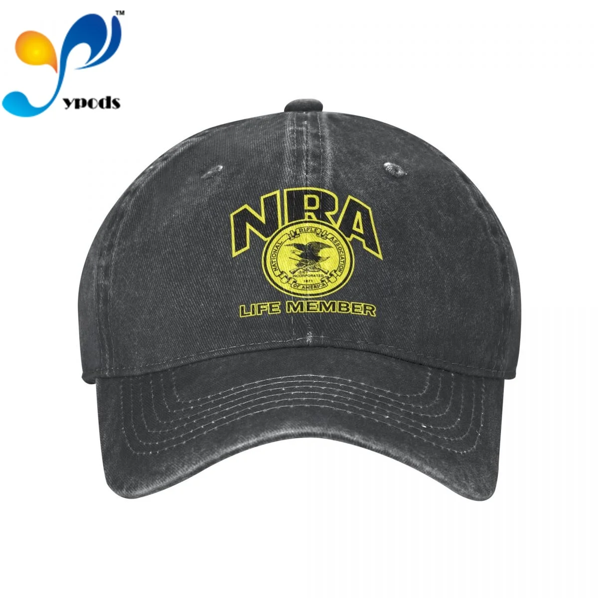 

NRA Life Member Denim Baseball cap Snapback Hats Autumn Summer Hat for Men Women Caps Casquette hats