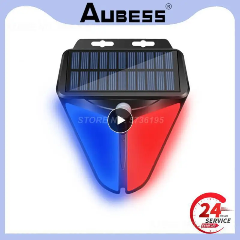 

Strobe Light Siren Solar Alarm Light Wireless Solar Powered Alarm Siren Motion Sensor Home Yard Outdoor Flash Alarm Lamp