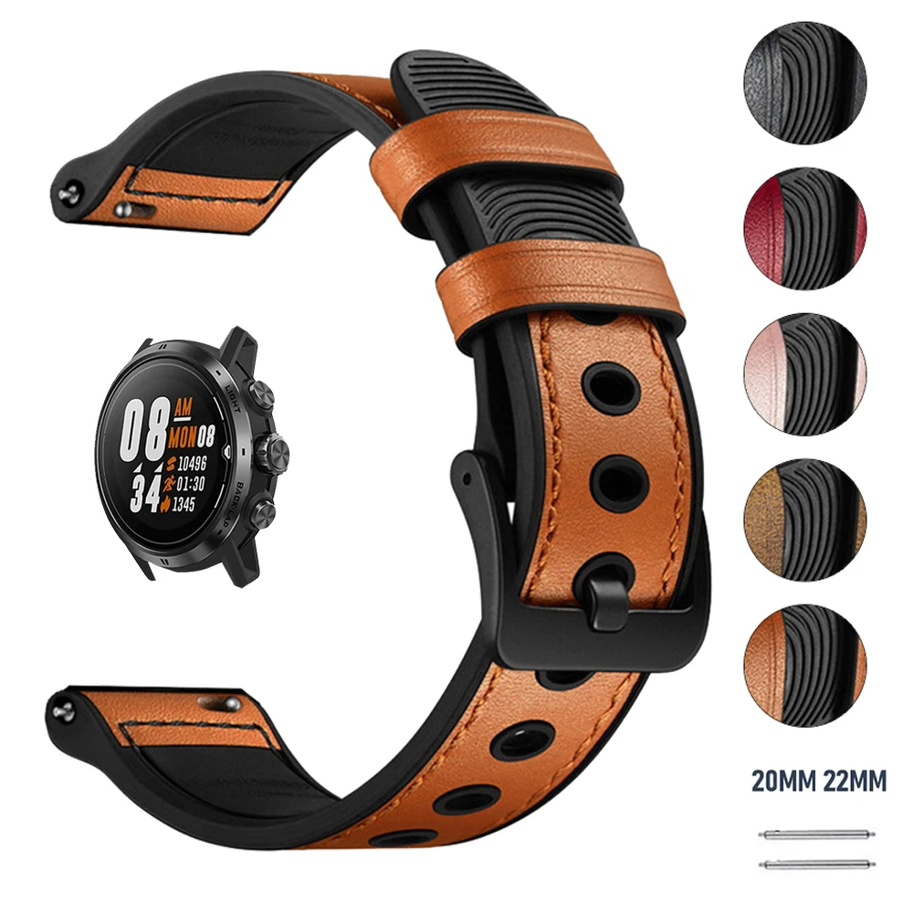 

Watchband for COROS PACE 2 Watch Wrist Strap for COROS APEX Pro APEX 46mm 42mm Wristband Bracelet Silicone Leather Band 20 22mm