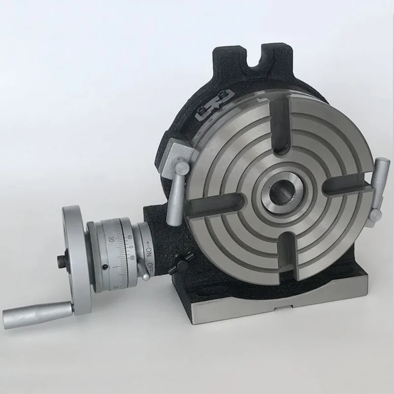 HV6 diameter 150mm vertical and horizontal dual purpose milling machine horizontal vertical rotary table high precision