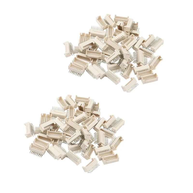 

100 шт., разъем для майнинга BTC BCH LTC ZEC 2X9P, штекер, изогнутый штырь, подходит для майнинга Asic Antminer S9 Z11 L3 S9 X3 A1