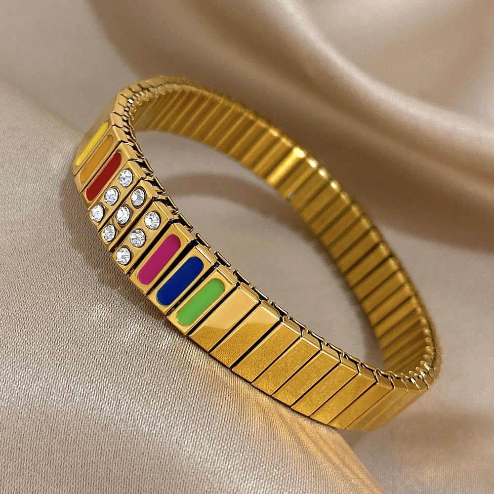 Большая цветная картина маслом и бриллиантами мужской женский браслет