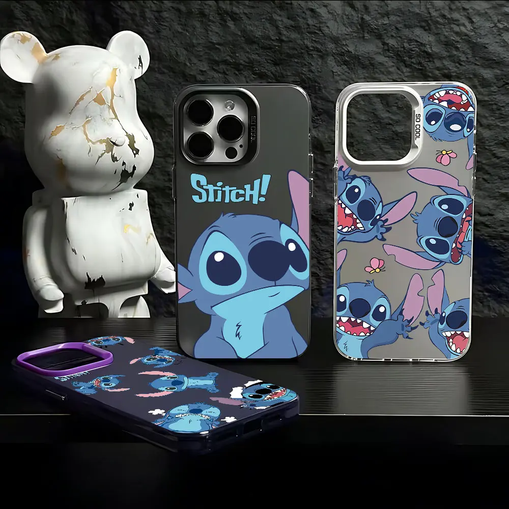 Мультяшный Стич популярный милый чехол для телефона IPhone 15 14 13 12 11 Pro Max X XR XSMAX 8 7 Plus