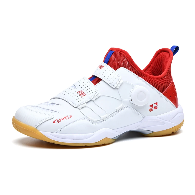 

Men's badminton shoes Black red blue breathable women's outdoor sports training table tennis shoes High quality sports shoes men