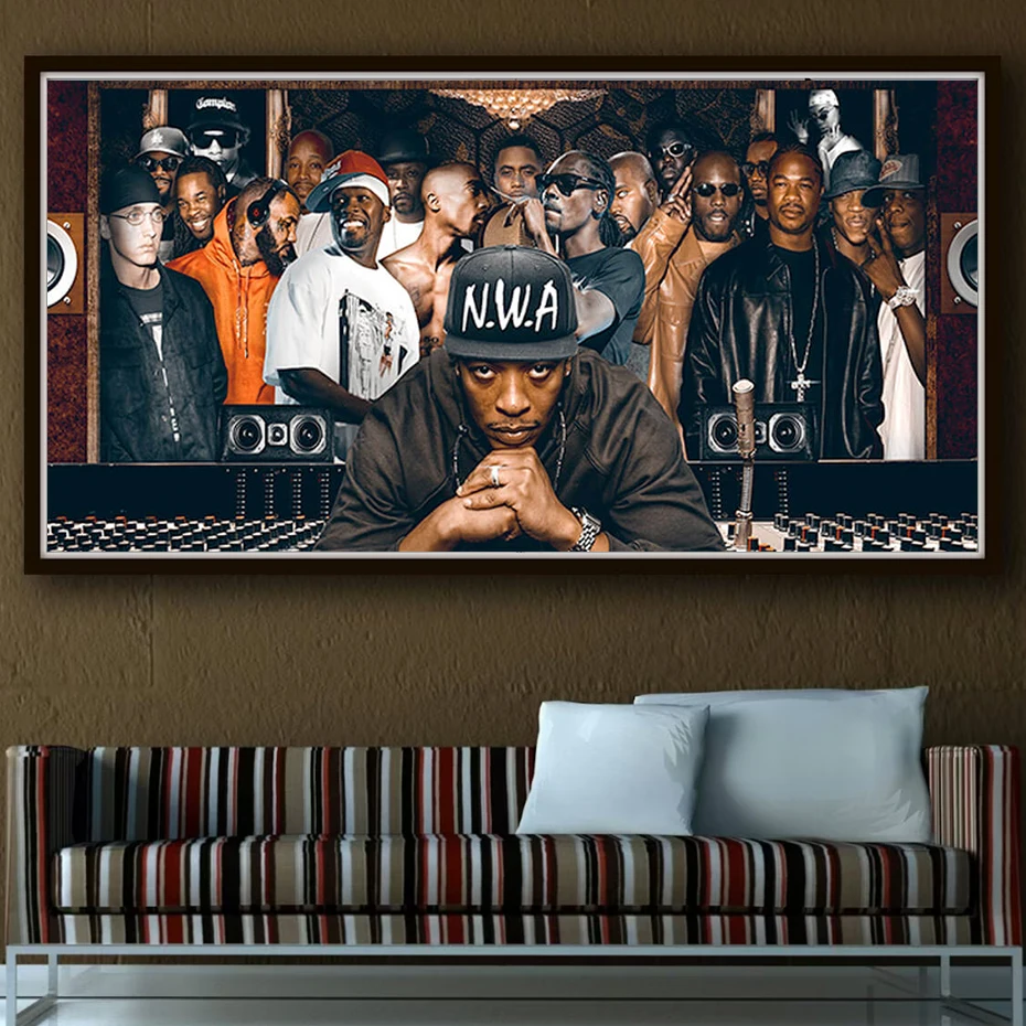 

True Legends Of Rap Hip Hop Singers Party Art Poster Canvas Painting Prints On Wall Art Picture for Living Room Home Decor Gift