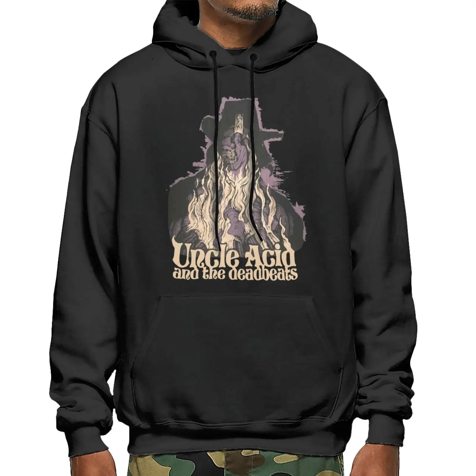 

Мужской свитшот с капюшоном «Дядя кислота и дэдбитс»