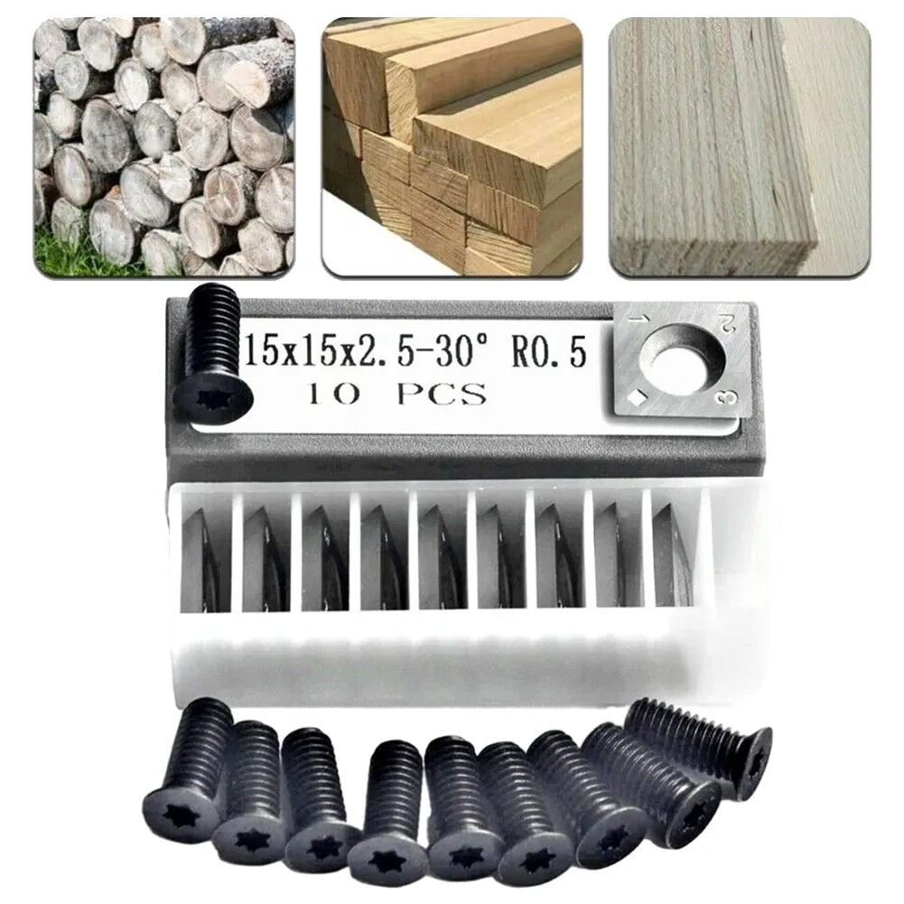 Ножи для токарной обработки древесины твердосплавная втулка 15 мм лезвия