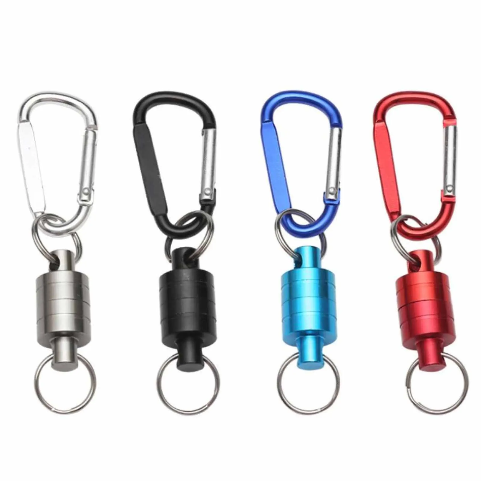 

1pc Magnetic Buckle Carabiner Portable Buckle Outdoor Fishing Mountaineering Camping Climbing Snap Clip Safety Buckle Keychain