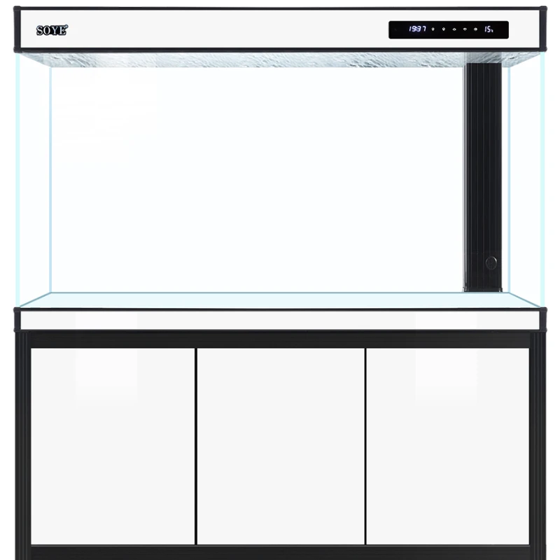 

XK Super White Fish Tank Aquarium Living Room Ecological Large Partition Bottom Filter Screen Smart