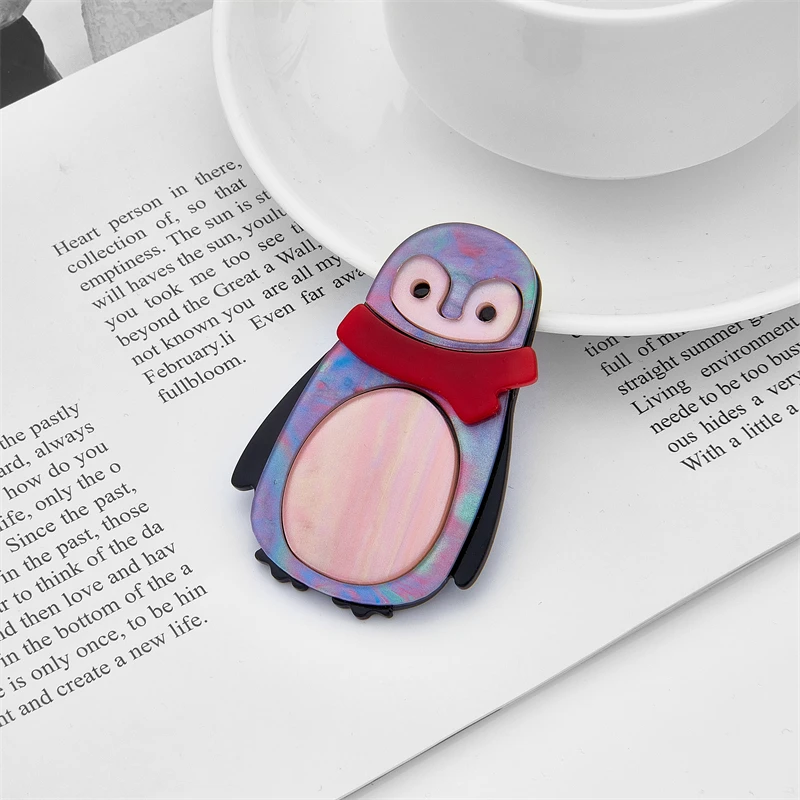 YAOLOGE акриловая одежда красный шарф милая фотобулавка для женщин креативные