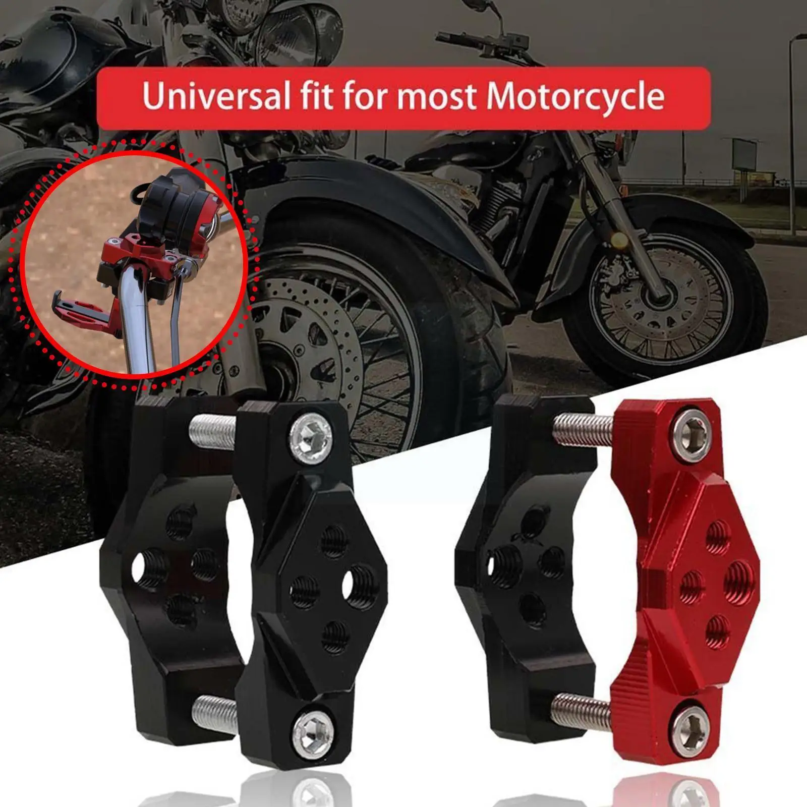 

Motorcycle Accessories Fixtures 32mm 42mm 54mm Bumper Auxiliary Spotlight Clamp Handlebar Bracket Holder Stent Pressure V0P7