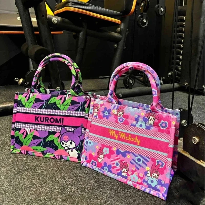 Женская Холщовая Сумка-тоут с героями мультфильмов