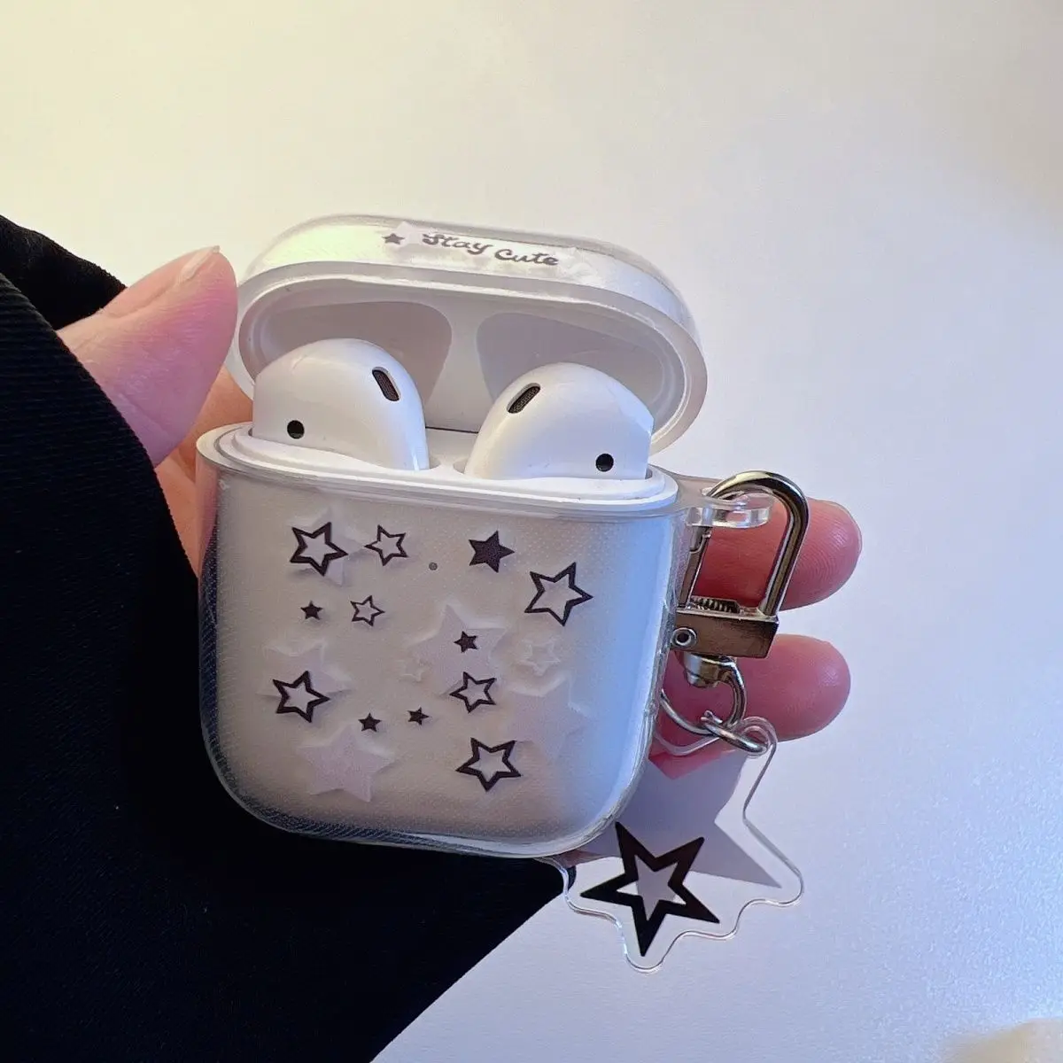 Силиконовый чехол для наушников с мультяшными звездами AirPods 1 2 3 поколения