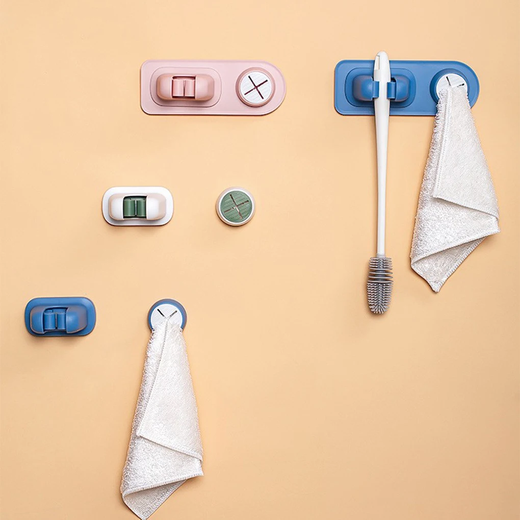 

Wall Mounted Punch-free Mops Hanging Pipe Hooks Storage Rack Moisture-proof Clip Organizer Household Kitchen Bathroom Accessorie