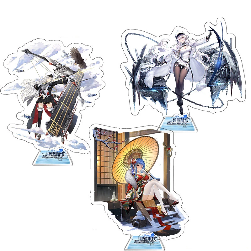 

Anime Stand Azur Lane USS Enterprise USS Eldridge Acrylic Figure Display many options 15cm
