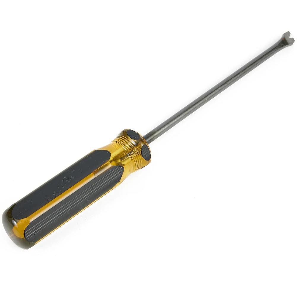 

1 Pc Staple Lifter Tack Nail PinRemover Handle Upholstery Puller Pry Bar Chrome Vanadium Steel Blade Professional Hand Tools