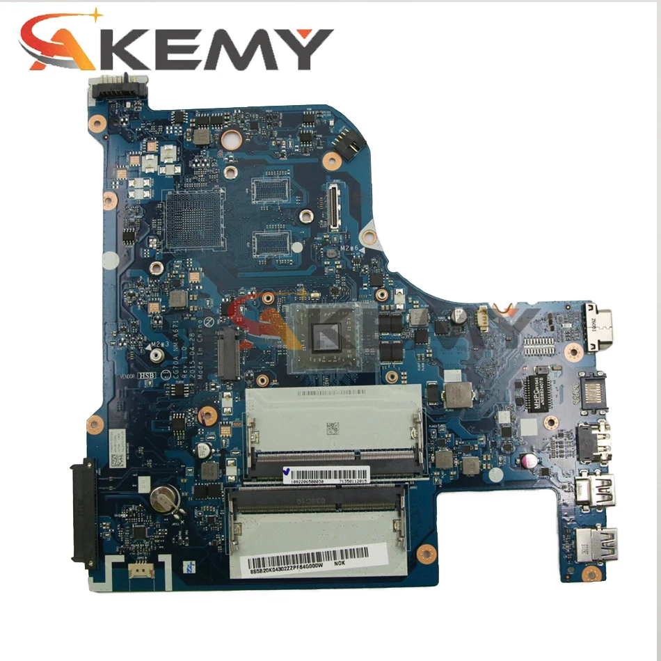 Оригинальная материнская плата для ноутбука Lenovo модель CG70A фреза 5B20K04305 DDR3 100%
