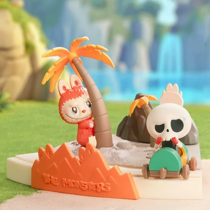 Новинка Labubu монстры игровые игры наборы сцен серии глухая коробка игрушки Аниме