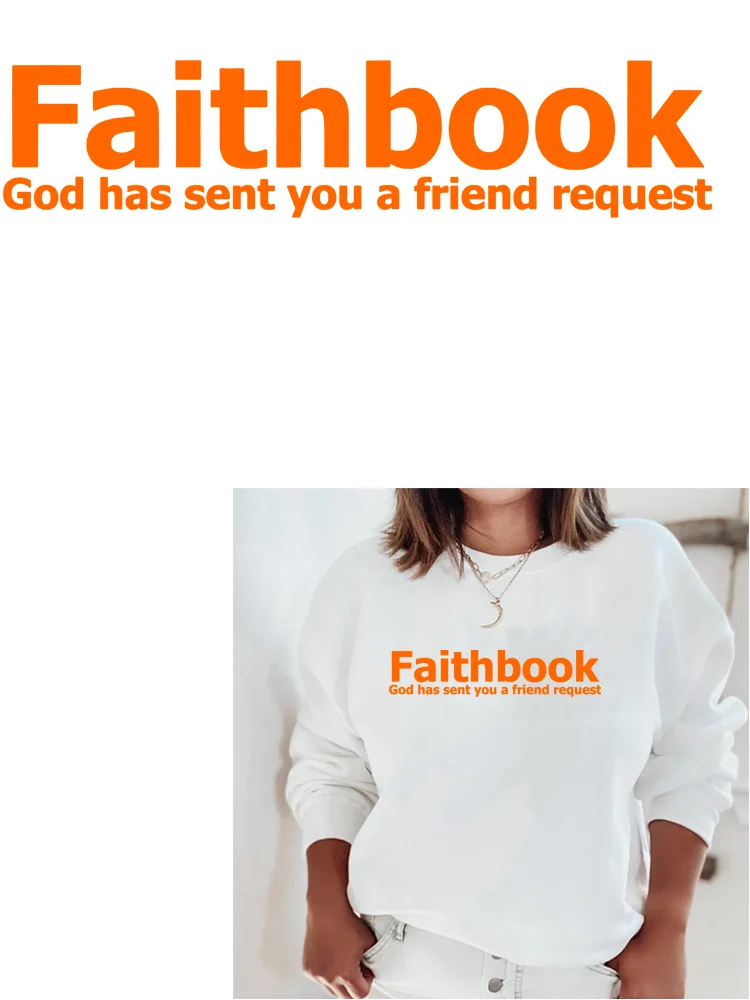 FAITHBOOK GOD отправил вам другу запрос индивидуальный принт нашивки для одежды тепловые наклейки