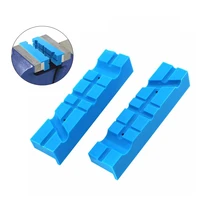 seh 2pcs magnetic vise protective jaws face pads soft rubber protector accessories operation simple and use conveninently