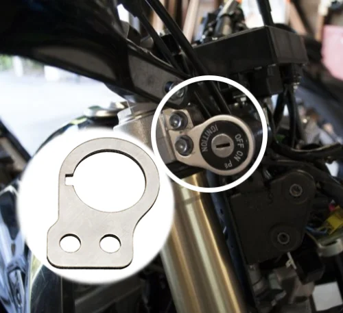 

Stainless Steel Motorcycle Key Ignition Switch Bracket Reposition For Suzuki DRZ 400 Supermoto SM DR-Z New