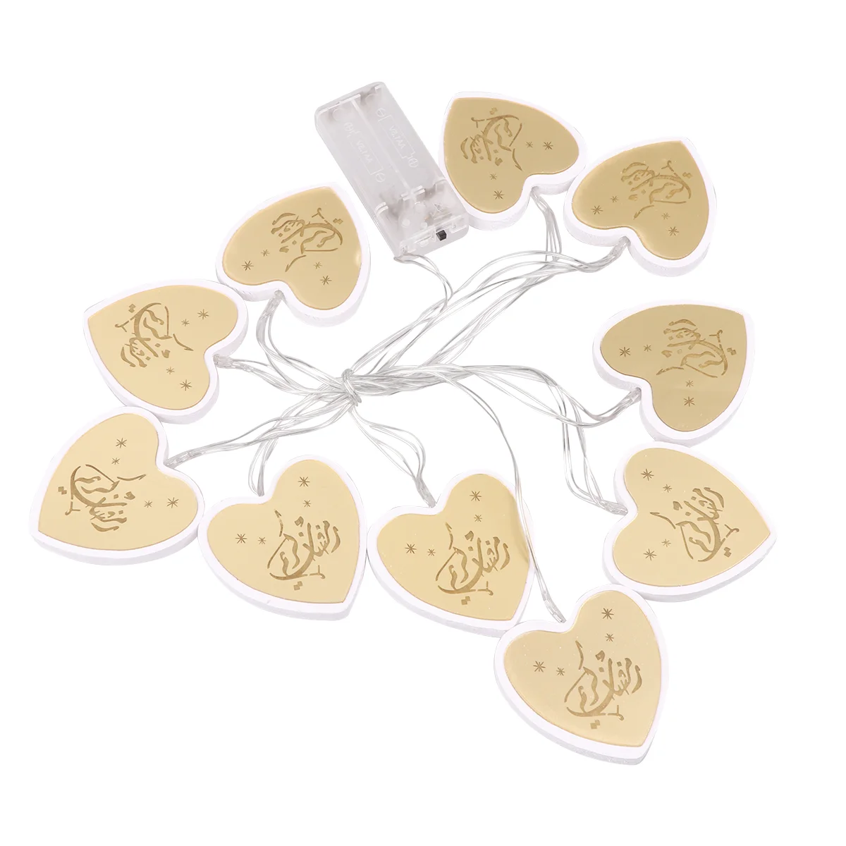 

Яркая светодиодная гирсветильник да с узором в виде сердца