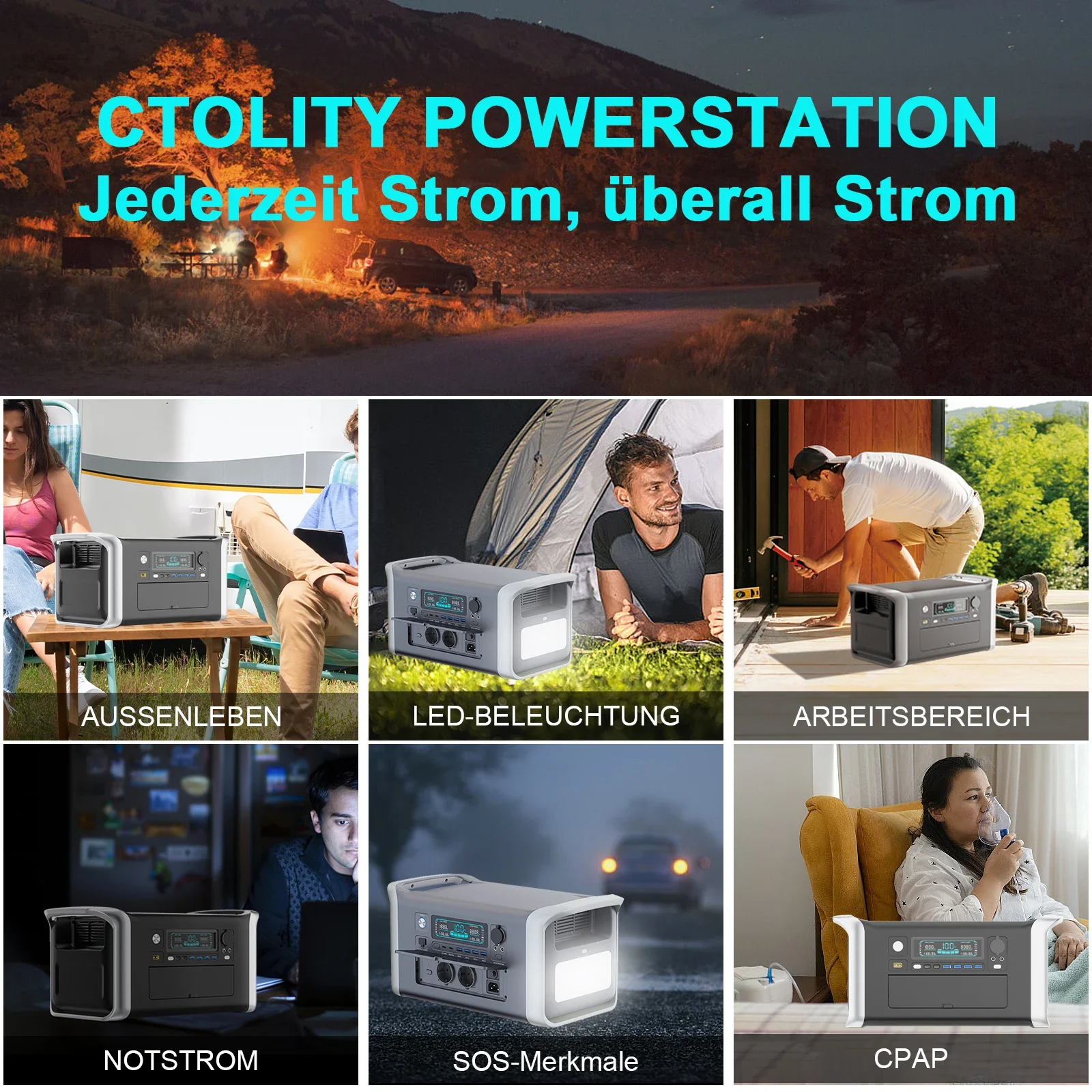 Аккумулятор LiFePo4 внешний аккумулятор для наружного спасения